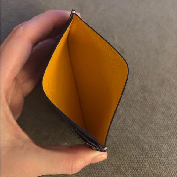 NWT GOYARD Saint-Sulpice Card Wallet in Navy - Picture 4 of 12